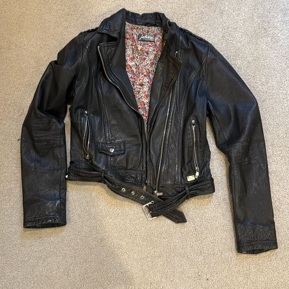 Jofama by Kenza Leather Jacket